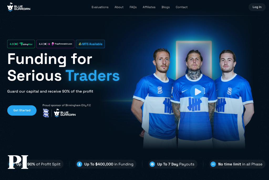 Blue Guardianの公式トップページ
