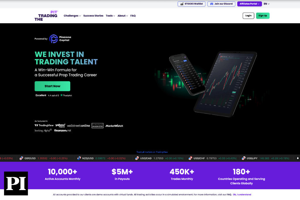 公式HP(The Trading Pit)