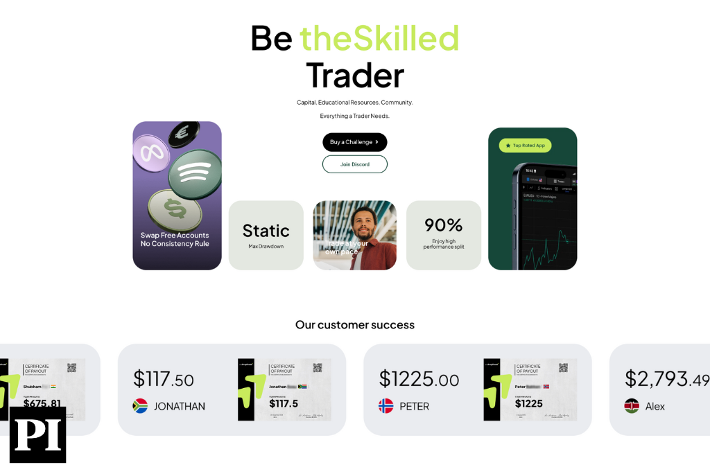 公式HP（The Prop Trade）